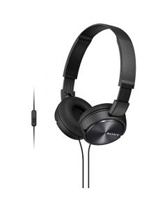 Sony MDR-ZX310 Audífonos de Diadema Plegables con micrófono, Negro