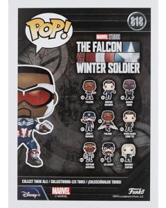 Funko Pop! Marvel Year of The Shield - Captain Falcon America - The Falcon and The Winter Soldier - Exclusiva Amazon - Figura de Vinilo Coleccionable - Idea de Regalo - Mercancia Oficial - TV Fans