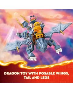 LEGO Ninjago Joven Dragón Riyu Juego de Juguetes con 3 Minifiguras 71810