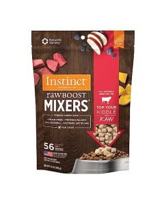 Nature's Variety Instinct Raw Boost Mixer Beef Formula Freeze Dried Meal Topper for Dogs, 14 oz. Bag