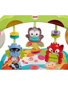 Fisher-Price Baby Gimnasio Etapas Crece Conmigo gimnasio para bebés con luces, sonidos y colores para estimulación de recién nacidos en adelante