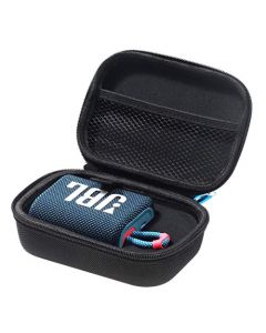 WinCheers Estuche Compatible con Altavoces Portátiles Bluetooth Impermeables Jbl Go 3, Bolsa De Almacenamiento Resistente con Bolsillo para Accesorios(Negro)