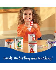 Learning Resources Alphabet Soup Sorters, 3 L x 4-1/4 W in, Multicolor