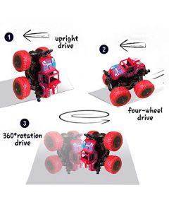 SOKER Vehículos de Juguet Monster Truck, Paquete de 4 Autos de Carreras de Juguete, Regalos de Navidad y Cumpleaños para Niños y Niñas