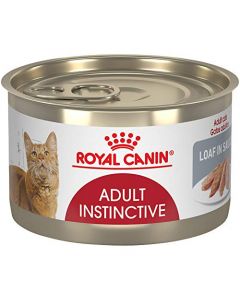 Royal Canin Feline Health Nutrition Adult Instinctive Loaf In Sauce Canned Cat Food (Case of 24/1), 3 oz