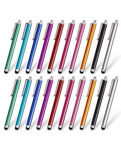 homEdge Lápiz Stylus Set de 20 paquetes, pantalla táctil capacitiva universal para iPad, iPhone, Samsung, Kindle resistente, compatible con todos los dispositivos con pantalla táctil capacitiva - 10 colores