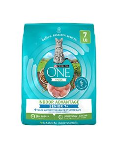 Purina ONE Natural Senior Dry Cat Food, Vibrant Maturity 7+ - 7 lb. Bag