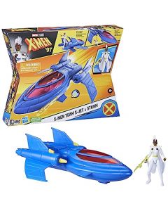 Marvel Studios X-Men '97, X-Men Team X-Jet y figura de tormenta de 4 Pulgadas, Juguetes de superhéroe y Cifras de acción para niños a Partir de 4 años