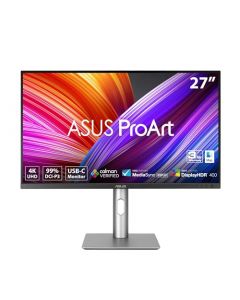 Asus Monitor Profesional ProArt Display PA279CRV: 27 Pulgadas, IPS, 4K UHD (3840x2160), 99% DCI-P3, 99% Adobe RGB, precisión de Color ΔE < 2, verificado por Calman, USB-C PD 96W, VESA DisplayHDR 400