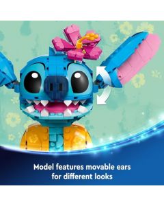 LEGO | Disney Stitch Juego de Juguete construible para niñas y niños, con Cono de Helado 43249