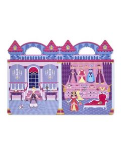 Melissa & Doug Set de Juego de Autoadhesivos Esponjosos Princesas, Libros de Actividades Para Niños, Ideal Para Viajes (67 Pegatinas)