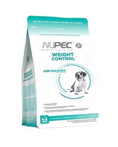 Nupec Comida para Perros Weight Control, Sabor a Carne, 15 kg