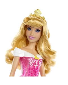 Disney Princess Aurora Muñeca princesa película La bella durmiente, juguete +3 años (Mattel HLW09)