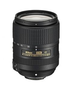 Nikon Nikkor AF-S DX 18-300 mm f:3.5-6.3G ED VR - Objetivo para Nikon (Diámetro de 67 mm), negro