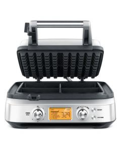 Breville Wafflera "The Smart Waffle, The No-Mess Waffle", Pro 4 Slice,