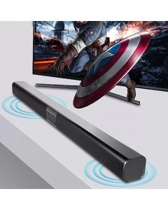 TECHVIDA Altavoz de Bocina Bluetooth Barra de Sonido,Inalámbrica Sound Bar Conectividad Bluetooth 5.0/RCA/AUX/USB/TF Card, para TV/Videojuegos/Teatro en casa con Llamadas Manos Libres HD y FM