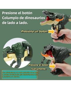 ArtiFusion Dinosaurio Juguete,Divertido Juguete de Dinosaurio para niños, Movimientos de Cabeza y Cola,Tiranosaurio Rex Realista，Regalo del Día del Niño