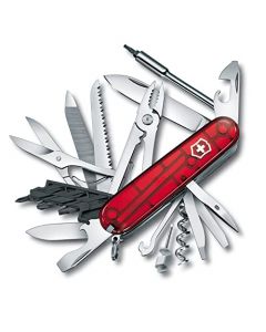 Victorinox Navaja Cybertool, Roja Transparente, 39 Usos