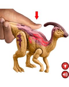 Mattel Jurassic World Dinosaurio de Juguete Rugido Salvaje Parasaurolophus para niños de 4 años en adelante