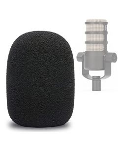 PodMic - Funda de Espuma con Filtro Pop – Cubierta de Viento para Micrófono Rode PodMic Podcasting Micrófono para Bloquear los Plosivos