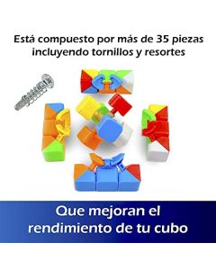 Shengshou Cubo 3x3 Legend de Rompecabezas Educativo Antiestrés Speed Cube Juguete Didáctico para avanzados y Principiantes Material Premium iQ Puzzle para Todas Las Edades.