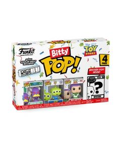 Funko Bitty Pop!: Toy Story Mini Collectible Toys 4-Pack - Zurg, Alien, Buzz Lightyear & Mystery Chase Figure (Styles May Vary)