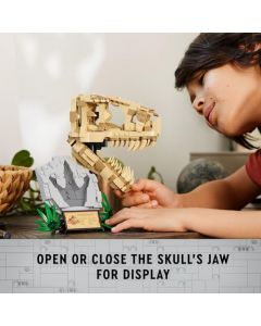 LEGO Jurassic World Fósiles de Dinosaurio: Cráneo de T. Rex Juguete para niños y niñas 76964