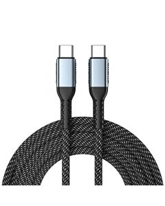 ARGOO 2 Metros 240W Cable USB Tipo C a C PD Carga Rapida 20V/5A Nylon Trenzado Compatible con iPad Pro, iPhone 15, Macbook Pro/Air, Huawei Matebook, Samsung Galaxy S24/S24 Plus/S24 Ultra