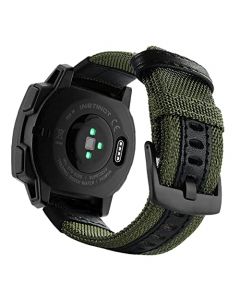 Abanen - Correas de reloj de nailon de 22 mm para Garmin Instinct 2 Solar, correa de pulsera duradera de tela tejida para Garmin Instinct Tactical/Tide/Esports/Instinct Solar