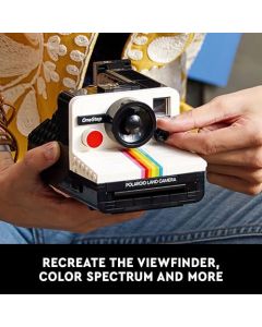 Lego® Ideas 21345 Cámara Polaroid OneStep SX-70, Bloques de construcción para Adultos, Regalo para Mujeres y Hombres, decoración hogar (516 Piezas)