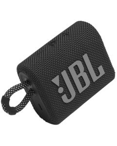 JBL Go 3 Bocina Portátil Bluetooth, 4.2 W de Potencia, Reproducción 5 Horas, Resistente al Agua y al Polvo IP67 - Negro