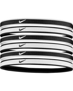 Nike - Diademas Swoosh Sport 2.0 (negro/blanco/gris)