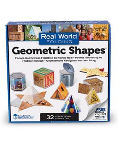 Learning Resources LER4356 Folding Geometric Shapes: Real World