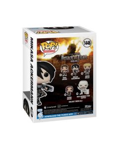 Funko Pop! Animation: Aot - Mikasa Ackerman - Attack On Titan - Figura de Vinilo Coleccionable - Idea de Regalo - Mercancia Oficial - Juguetes para Niños y Adultos - Anime Fans